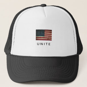 American Flag Unity Message-Pet Trucker Pet