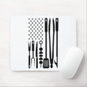 American Flag Utensil BBQ Tools Griller Pitmaster Muismat (Met muis)