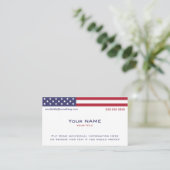 American Flag versie 1 Visitekaartje (Staand voorkant)