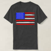 American Flag Video Game Patriotic op 4 juli Chr. T-shirt (Design voorkant)