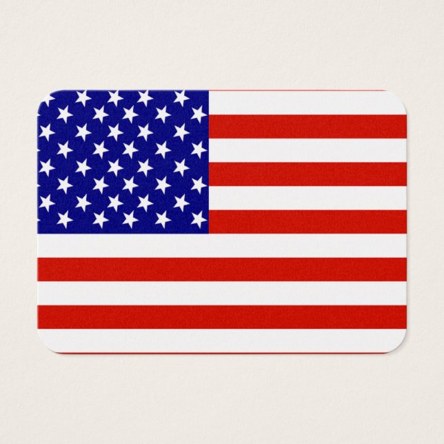 AMERICAN FLAG VISITEKAARTJES (Voorkant)