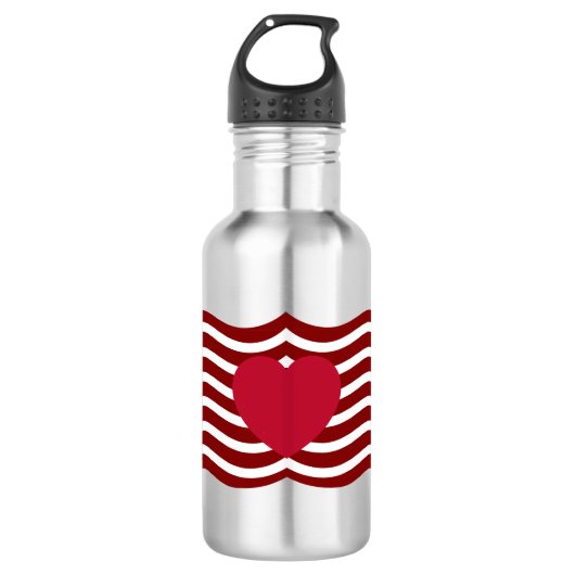American Flag Water Bottle - Bold USA Pride Waterfles (Voorkant)