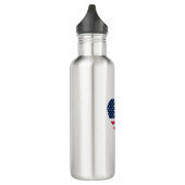 American Flag Water Bottle, Roestvrij staal, 24 oz Waterfles (Links)