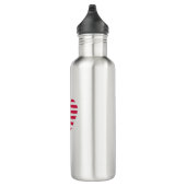 American Flag Water Bottle, Roestvrij staal, 24 oz Waterfles (Rechts)