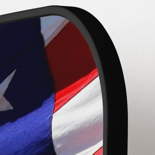 American Flag with Bald Eagle Pickleball Paddle (Links Detail)