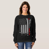 American Flag With Bartender  For Women Men Trui (Voorkant volledig)