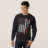 American Flag With Bartender  For Women Men Trui (Voorkant volledig)