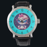 American Flag with Flamingo Cartoon-69680 Horloge<br><div class="desc">American Flag with Flamingo Cartoon-69680</div>