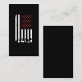 American Flag Workshop Tools Mechanic USA Visitekaartje (Voorkant / Achterkant)