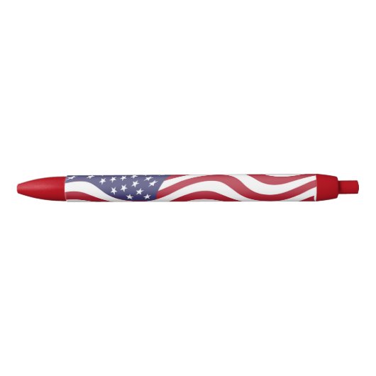 AMERICAN FLAG ZWARTE INKT PEN (Voorkant)