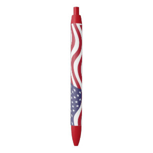 AMERICAN FLAG ZWARTE INKT PEN