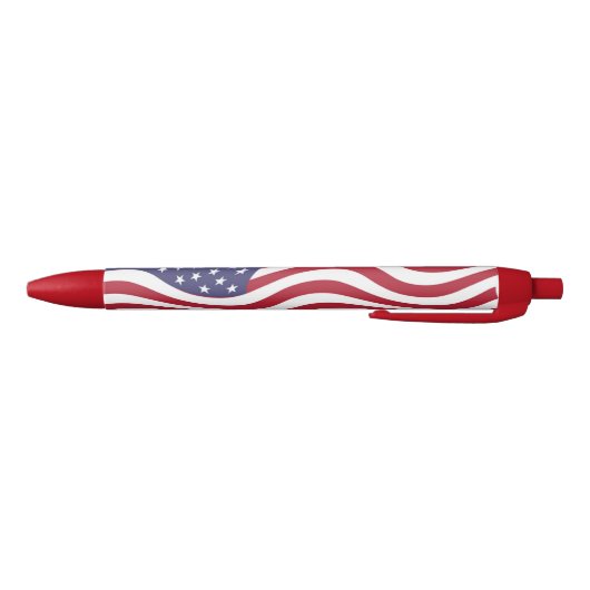 AMERICAN FLAG ZWARTE INKT PEN (Bodem)