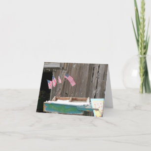 American Flags & Barn Note Kaart