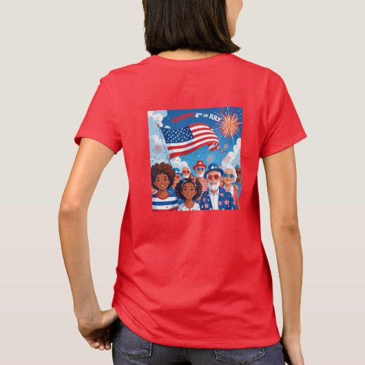 American Flame T-shirt (Achterkant)