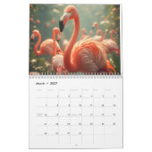 American Flamingo 2026,Personalized Name gift Kalender (Mar 2027)