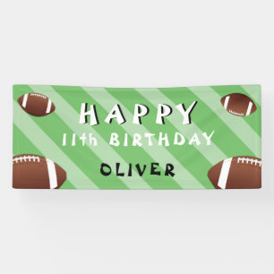 American Football Bal Sporten Verjaardagsfeestje Spandoek