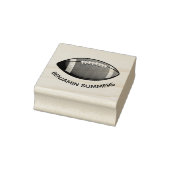 American Football Ball Custom Name Rubberstempel (Stempel)