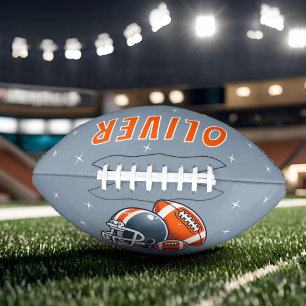 American Football Ball Helmet Cartoon Afbeelding N