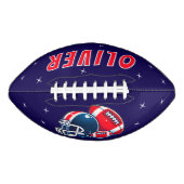 American Football Ball Helmet Cartoon Afbeelding N (Voorkant)