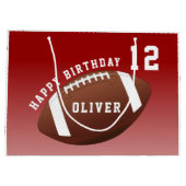 American Football Ball Pattern Kids  Groot Cadeauzakje (Achterkant)