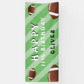 American Football Ball Sport Verjaardagsfeest Spandoek (Verticaal)
