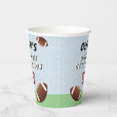 American Football Ball Verjaardagsfeestje Papieren Bekers (Rechts)