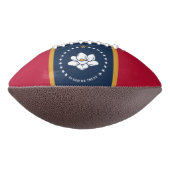 American football ball with flag of Mississippi (Gedraaid 270)