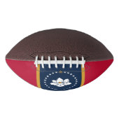 American football ball with flag of Mississippi (Voorkant)