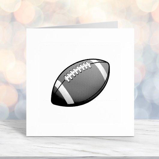 American Football Ball Zelfinktende Stempel