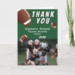 American Football Ballen Bedankt Coach Foto