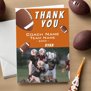 American Football Ballen Bedankt Coach Foto