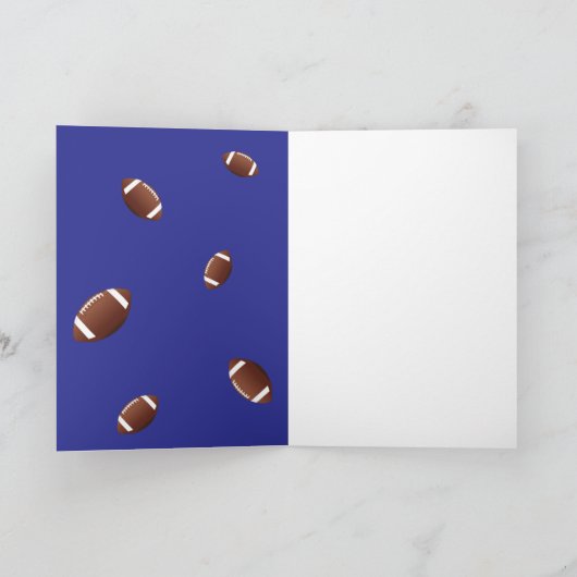 American Football Balls Bedankt voor Coach Foto (Binnen)