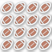 American Football Balls Game Day Reminder Planner Sticker (Voorkant)