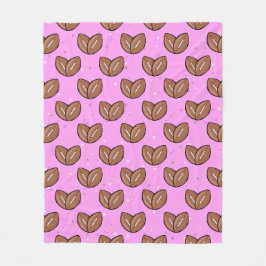 American Football Balls In Heart Shape  Fleece Deken