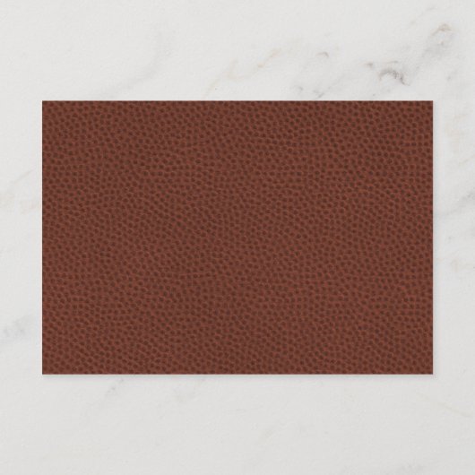 American Football Bar Mitzvah Ontvangst Kaartje Kaart (Achterkant)