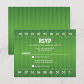 American Football Bar Mitzvah RSVP Kaart (Voorkant / Achterkant)