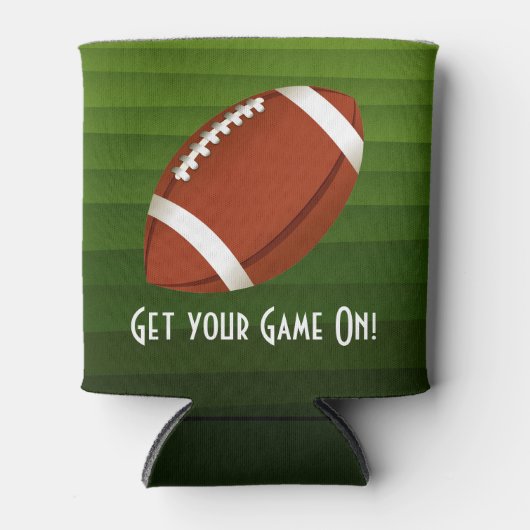 American Football Bowl Game Party Blikjeskoeler (Voorkant)