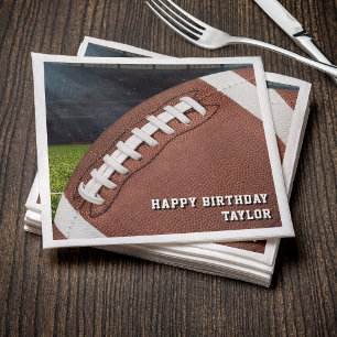 American Football Boys Happy Birthday Party Servet