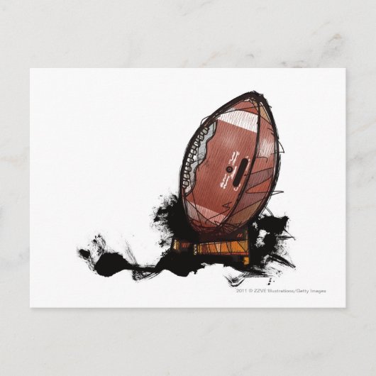 American football briefkaart (Voorkant)