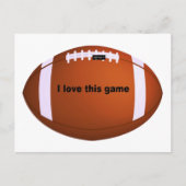 American football briefkaart (Voorkant)