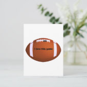 American football briefkaart (Staand voorkant)