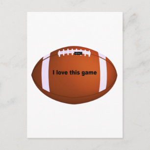 American football briefkaart