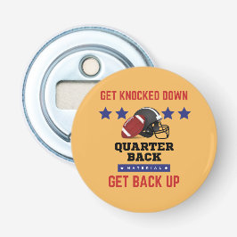 American Football Button Flesopener