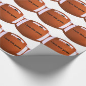 American football cadeaupapier (Hoek)
