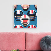 American Football Canvas Afdruk (Insitu (Woonkamer))