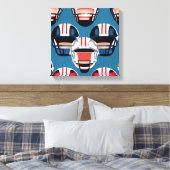 American Football Canvas Afdruk (Insitu (Slaapkamer))
