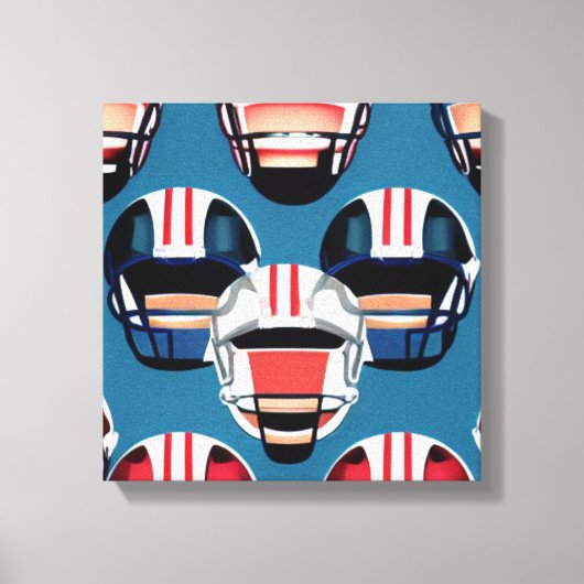 American Football Canvas Afdruk (Voorkant)