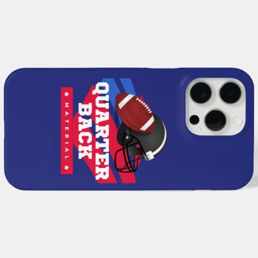 American Football Case-Mate iPhone Case (Achterkant (horizontaal))