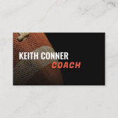 American Football Coach Visitekaartje (Voorkant)