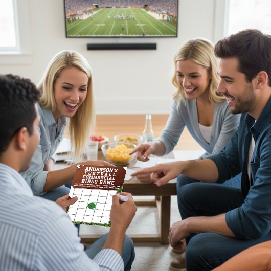 American Football Commercial Bingo Spel